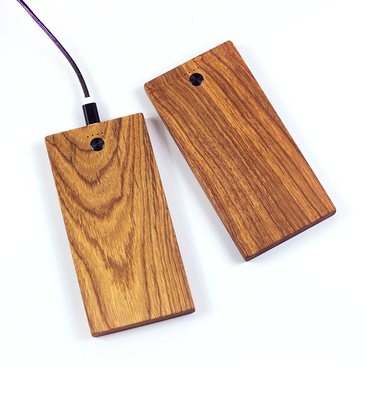 Wooden Handicraft Phone Power Bank