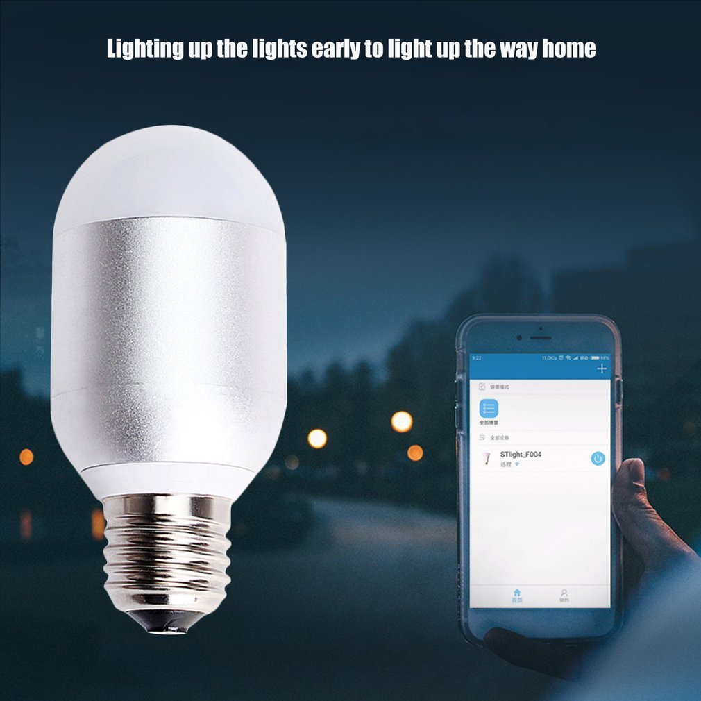 Smart LED Light Bulb WiFi Remote Control