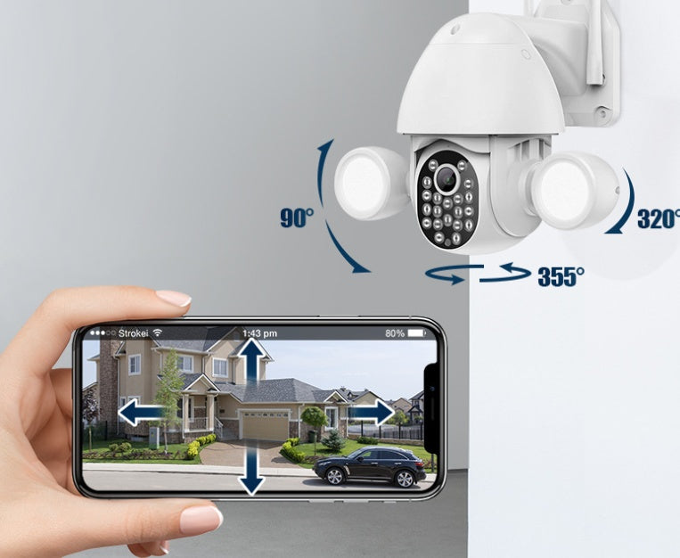 Double Fill Light Camera Smart Home