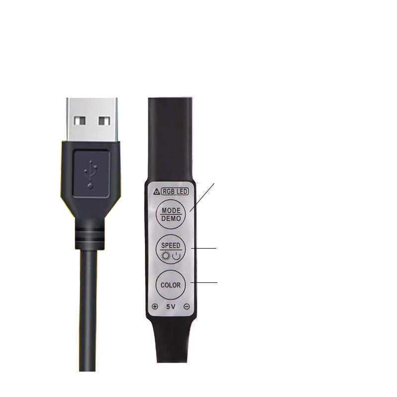 USB Interface Decorative RGB Background Light