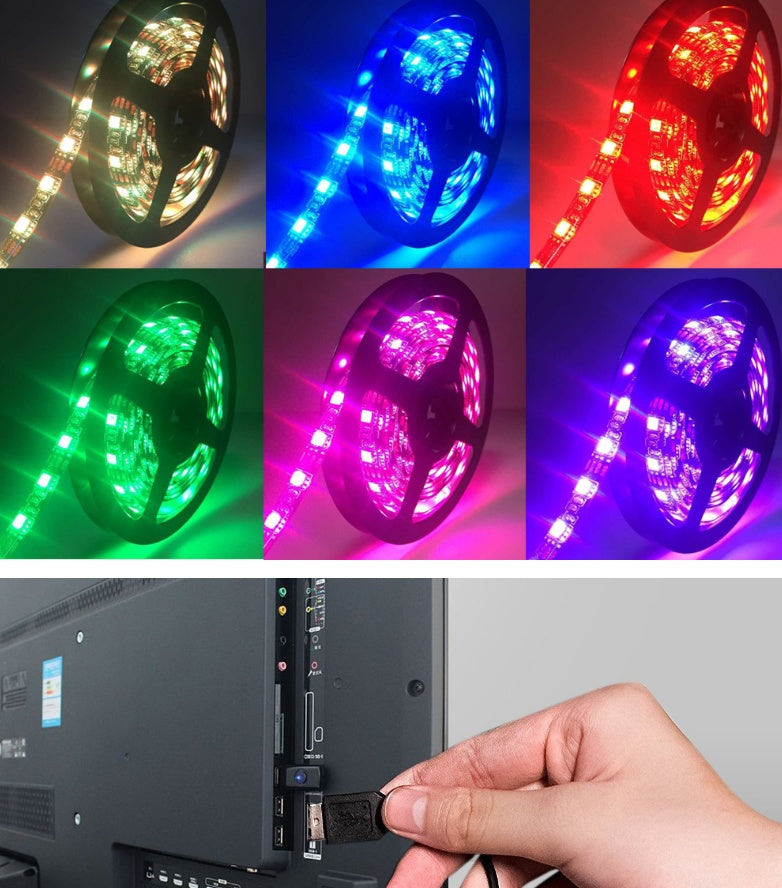 TV background light usb light bar
