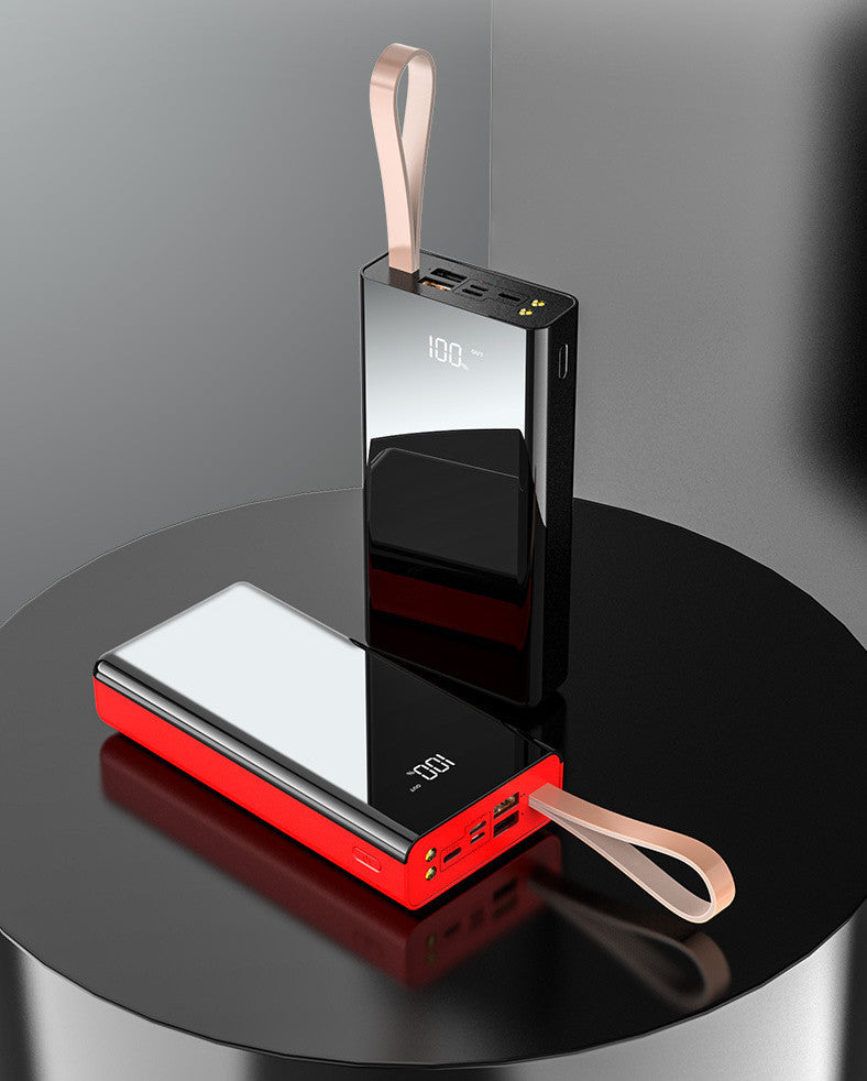 Mirror digital display large capacity power bank