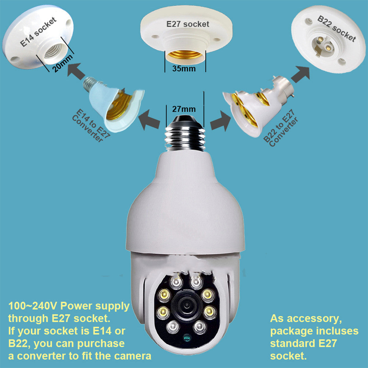 Camera Wireless WIFI Connection Smart Home