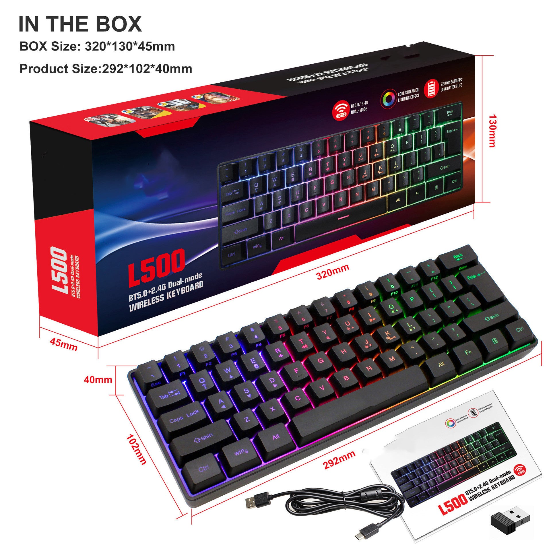 Wired Gaming Membrane Keyboard