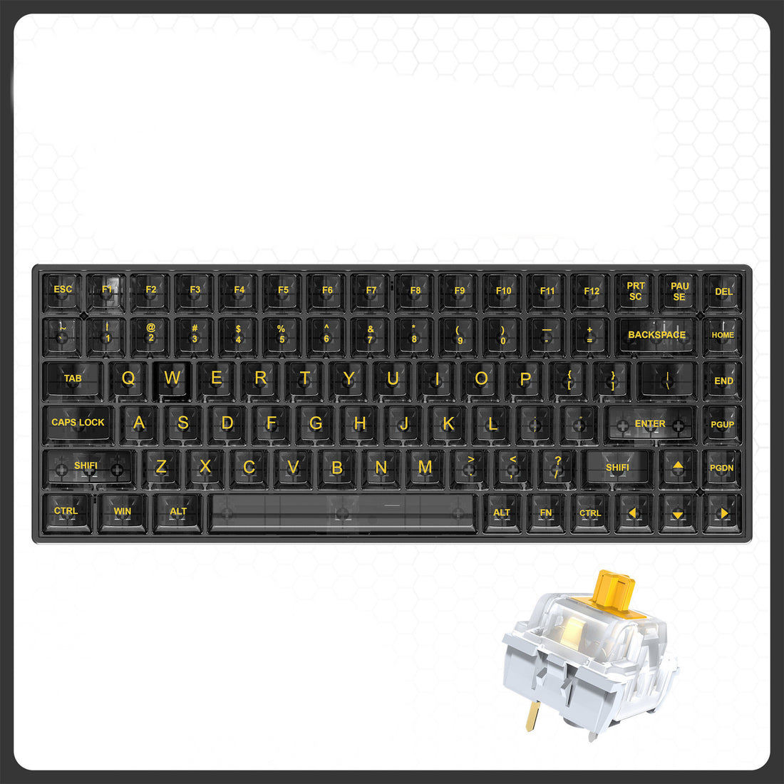 Transparent RGB Gaming Keyboard