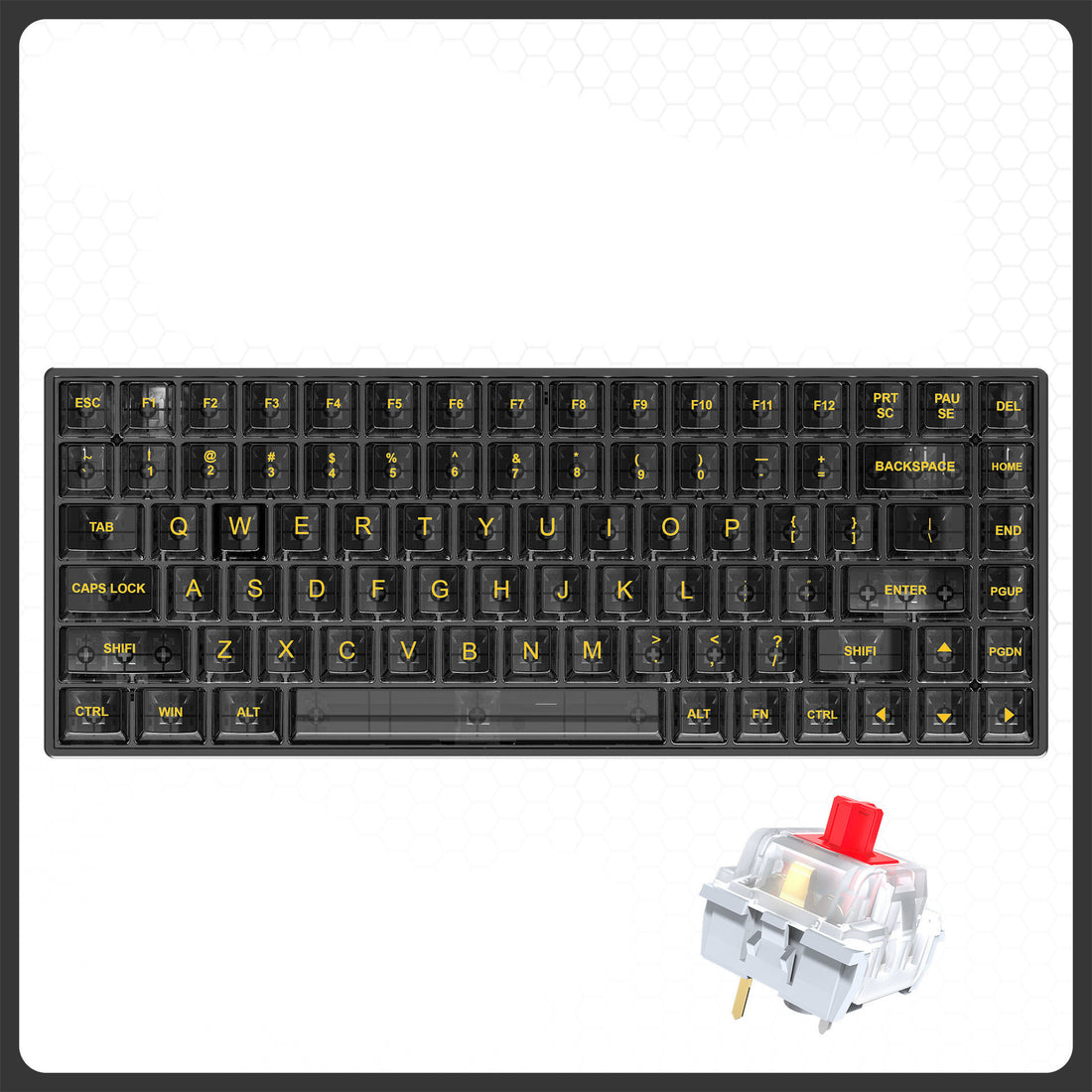 Transparent RGB Gaming Keyboard